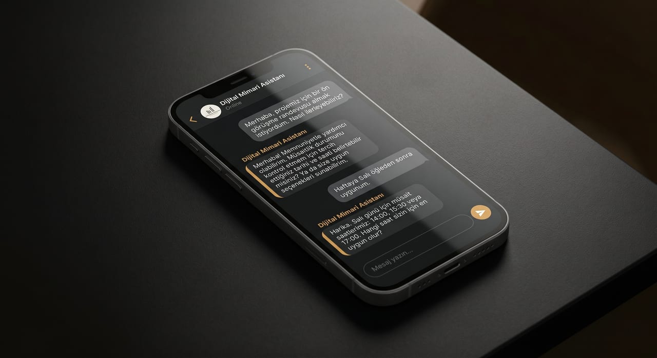 AI WhatsApp sales assistant scheduling an appointment with a customer